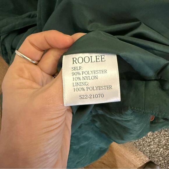 ROOLEE Green Quilted Trench Coat - Picture 5 of 5